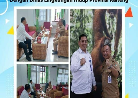 Kepala BNNP Kalteng Jalin Sinergitas dengan Dinas Lingkungan Hidup Provinsi Kalteng