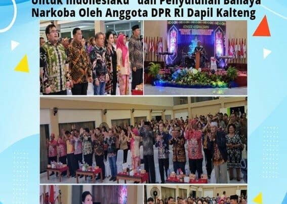 Kepala BNNP Kalteng Menghadiri Konser Kebangsaan “Untuk Indonesiaku” dan Penyuluhan Bahaya Narkoba oleh Anggota DPR RI Dapil Kalteng