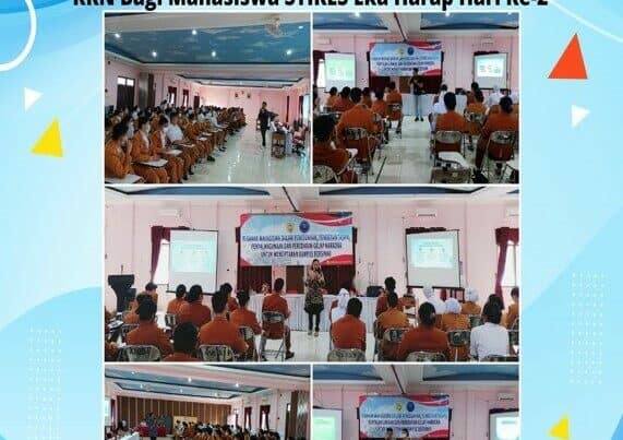 Bimtek Peranan Akademisi dalam P4GN Sebagai Pembekalan KKN Bagi Mahasiswa Stikes Eka Harap Hari Ke-2