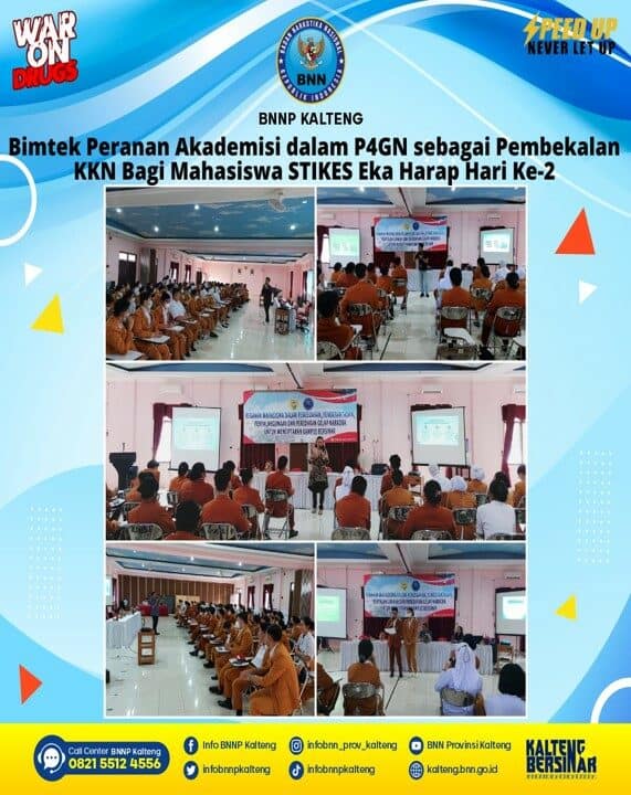 Bimtek Peranan Akademisi dalam P4GN Sebagai Pembekalan KKN Bagi Mahasiswa Stikes Eka Harap Hari Ke-2 Bimtek Peranan Akademisi dalam P4GN Sebagai Pembekalan KKN Bagi Mahasiswa Stikes Eka Harap Hari Ke-2