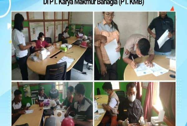 Kegiatan BNNP Kalteng Melaksanakan Deteksi dini Melalui Tes Urine Narkoba di PT. Karya Makmur Bahagia (PT. KMB)