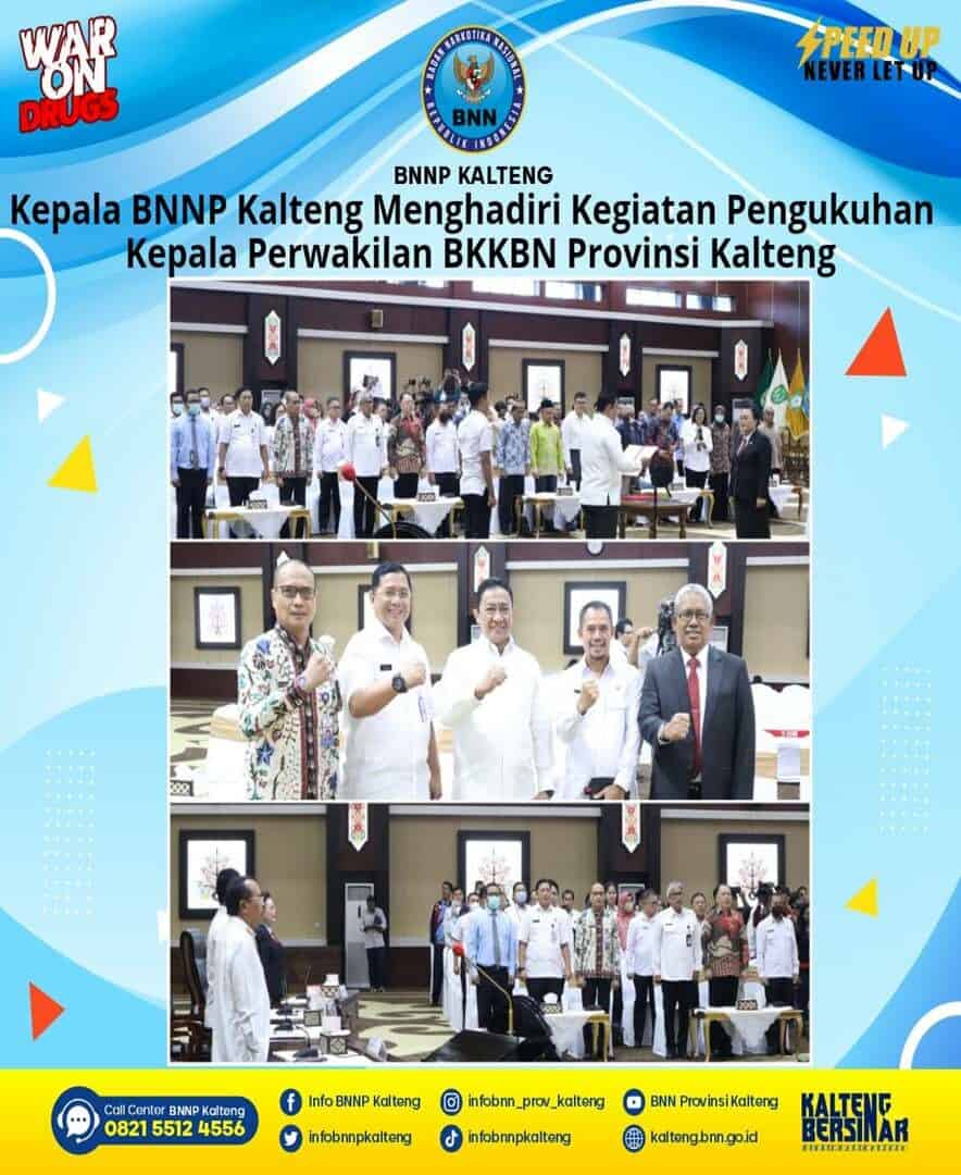Kepala BNNP Kalteng Menghadiri Acara Pengukuhan Kepala Perwakilan BKKBN Provinsi Kalimantan Tengah Kepala BNNP Kalteng Menghadiri Acara Pengukuhan Kepala Perwakilan BKKBN Provinsi Kalimantan Tengah