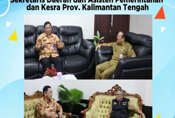 Kepala BNNP Kalteng Audiensi Bersama Sekretaris Daerah dan Asisten Pemerintahan dan Kesra Prov. Kalimantan Tengah