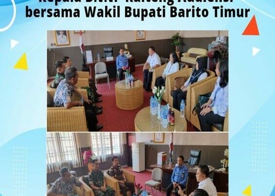 Kegiatan Kepala BNNP Kalimantan Tengah Audiensi Bersama Wakil Bupati Barito Timur
