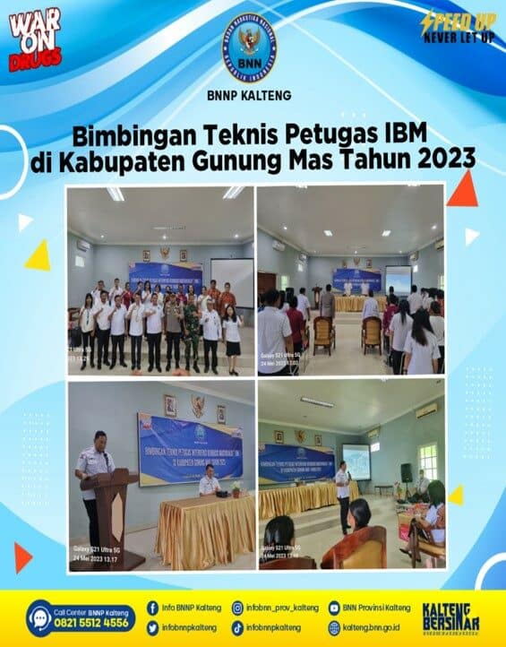 Bimbingan Teknis Petugas IBM di Kabupaten Gunung Mas Tahun 2023
