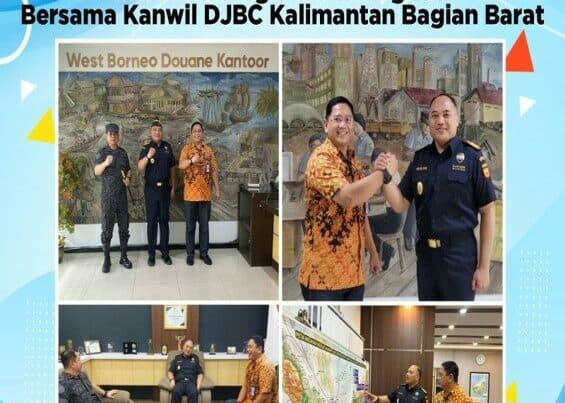 BNNP Kalteng Jalin Sinergitas Bersama Kanwil DJBC Kalimantan Bagian Barat
