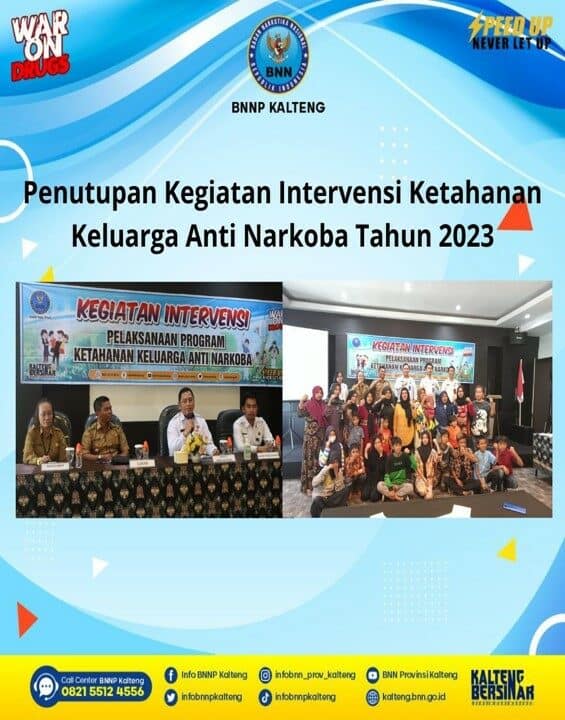 Penutupan Kegiatan Intervensi Pelaksanaan Program Ketahanan Keluarga Anti Narkoba Tahun 2023