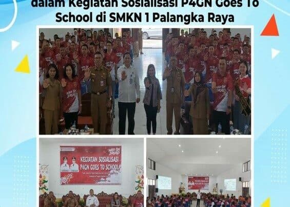 Kegiatan Kepala BNNP Kalteng Menjadi Narasumber Dalam Sosialisasi P4GN Goes To School