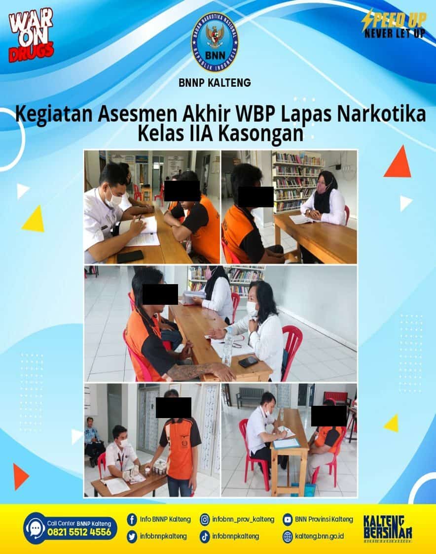 Kegiatan Asesmen Akhir Warga Binaan Permasyarakatan (WBP) Lapas Narkotika Kelas IIa Kasongan