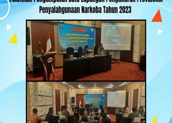 Pelatihan Pengumpulan Data Lapangan Pengukuran Prevalensi Penyalahgunaan Narkoba Tahun 2023 Provinsi Kalimantan Tengah