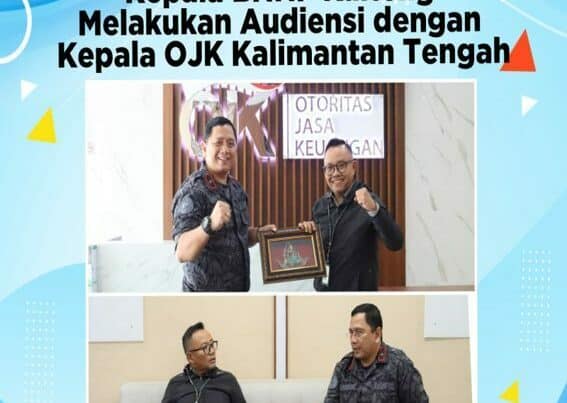 Kepala BNNP Kalteng Melakukan Audiensi dengan Kepala Ojk Kalimantan Tengah