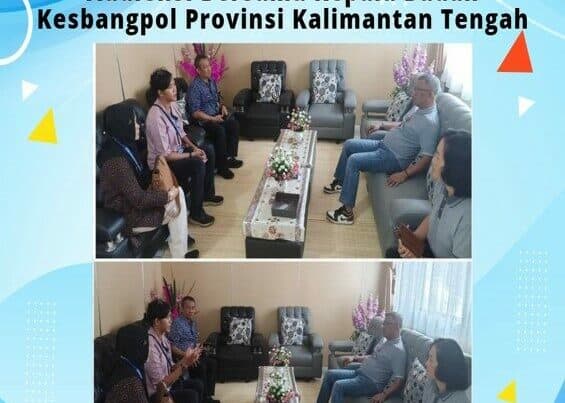 Kegiatan Audiensi Bersama Kepala Badan Kesbangpol Provinsi Kalimantan Tengah