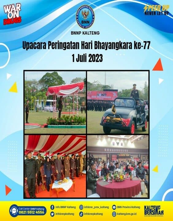 Upacara dan Syukuran Hari Bhayangkara Ke-77