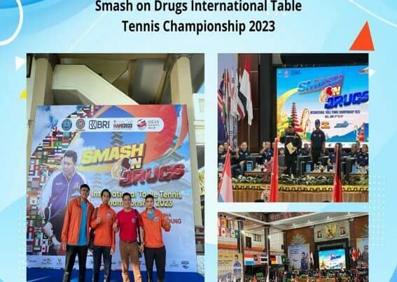 Menghadiri Opening Ceremony Smash On Drugs International Table Tennis Championship 2023