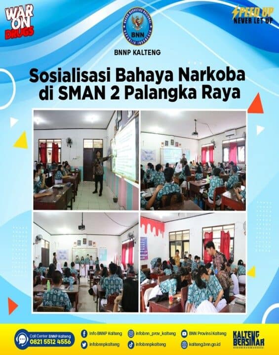Sosialisasi Bahaya Narkoba di SMAN 2 Palangka Raya
