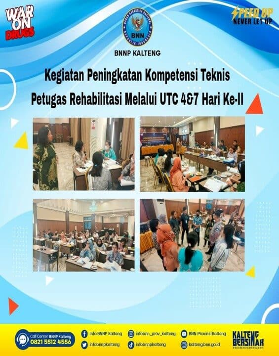 Kegiatan Peningkatan Kompetensi Teknis Petugas Rehabilitasi Melalui UTC 4 & 7 Hari II