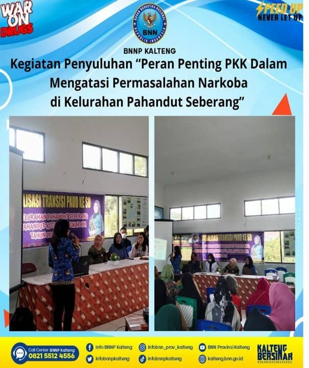 Penyuluhan Peran Penting PKK dalam Mengatasi Permasalahan Narkoba di Kelurahan Pahandut Seberang Penyuluhan Peran Penting PKK dalam Mengatasi Permasalahan Narkoba di Kelurahan Pahandut Seberang