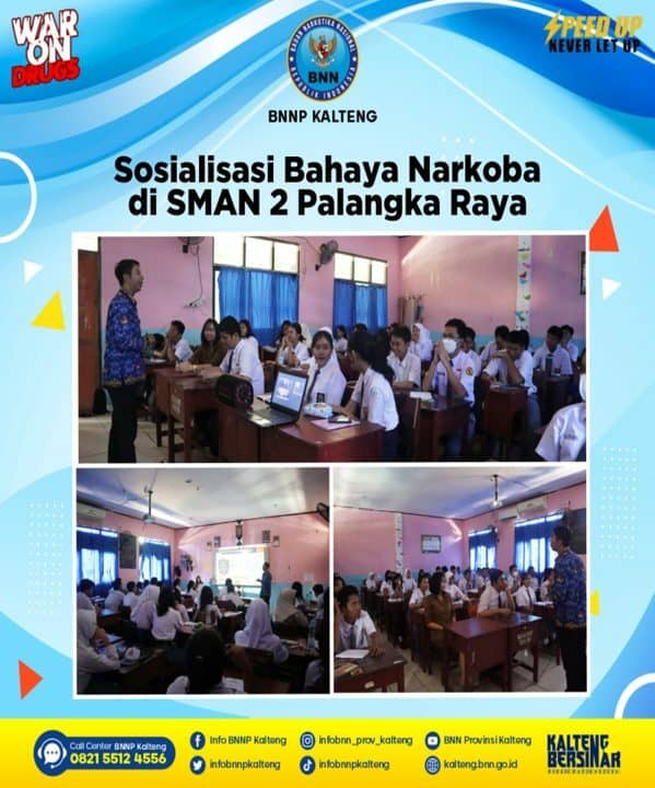 Sosialisasi Bahaya Narkoba di SMAN 2 Palangka Raya