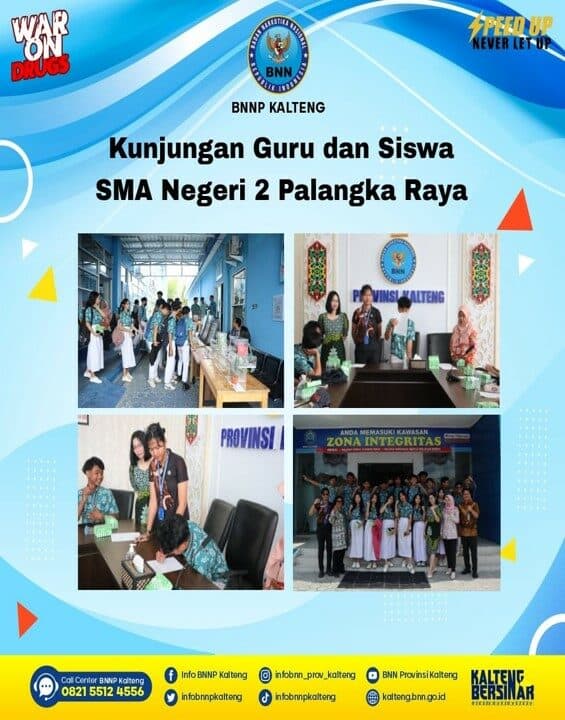 Kunjungan Guru dan Siswa SMA Negeri 2 Palangka Raya