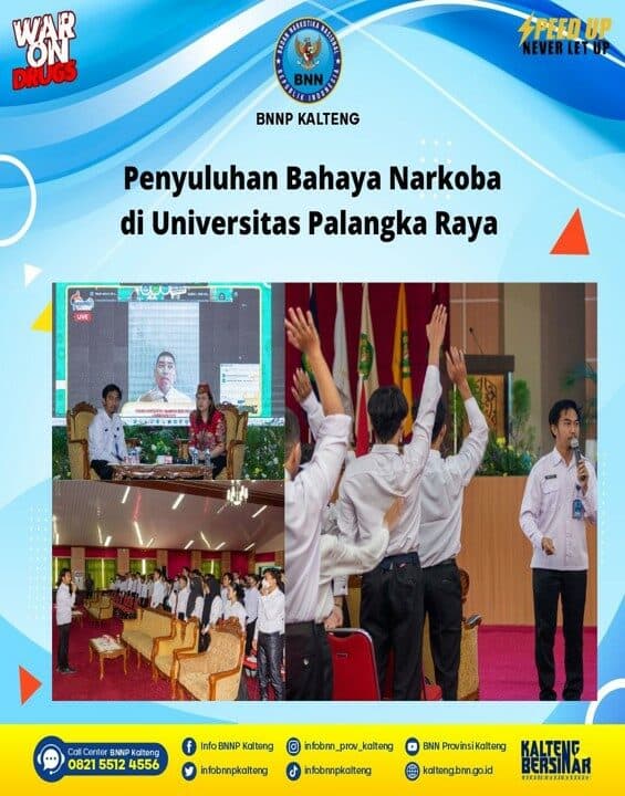 Penyuluhan Bahaya Narkoba di Universitas Palangka Raya