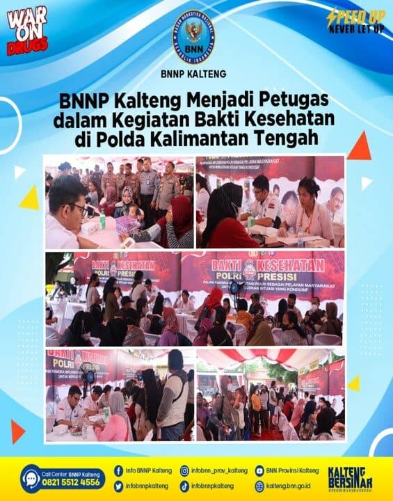 Mohon Ijin Melaporkan Bnnp Kalteng Menjadi Petugas Dalam Kegiatan Bakti Kesehatan Di Polda Kalimantan Tengah