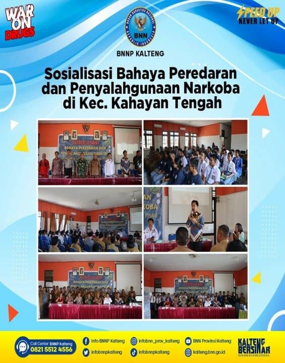 Sosialisasi Bahaya Peredaran Dan Penyalahgunaan Narkoba di Kec. Kahayan Tengah