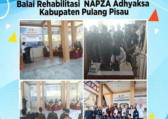 Peresmian Balai Rehabilitasi Narkotika,psikotropika dan Zat Adiktif (Napza) Adhyaksa Kabupaten Pulang Pisau