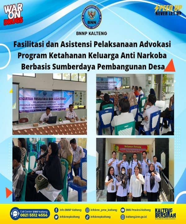 Fasilitasi dan Asistensi Pelaksanaan Advokasi Program Ketahanan Keluarga Anti Narkoba Berbasis Sumberdaya Pembangunan Desa