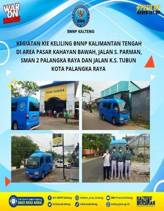 Kegiatan KIE Keliling BNNP Kalimantan Tengah