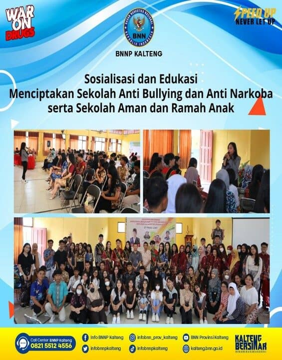 Kegiatan Sosialisasi dan Edukasi Menciptakan Sekolah Anti Bullying dan Anti Narkoba Serta Sekolah Aman dan Ramah Anak