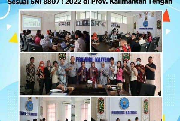 Rapat Supervisi Standarisasi Lembaga Rehabilitasi Sesuai SNI 8807 : 2022 di Provinsi Kalimantan Tengah