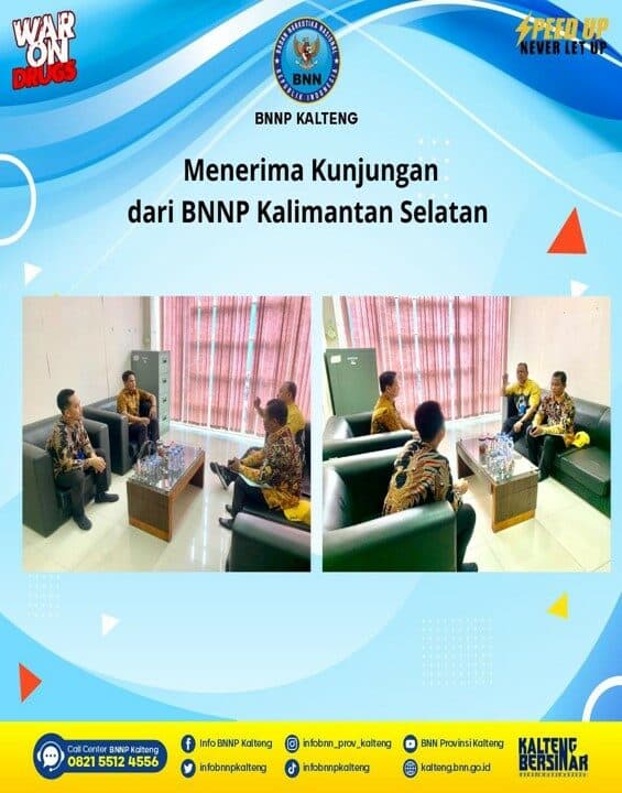 Menerima Kunjungan dari BNNP Kalimantan Selatan