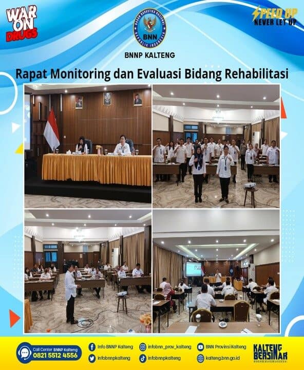 Rapat Monitoring dan Evaluasi Bidang Rehabilitasi