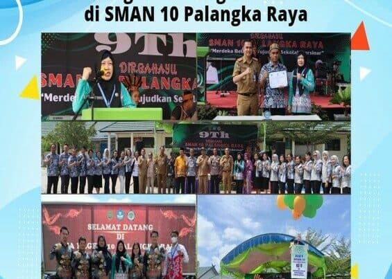 Kegiatan BNNP Kalteng Launching Sekolah Bersinar di SMAN 10 Palangka Raya