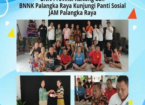 Kegiatan BNN Provinsi Kalteng dan BNNK Palangka Raya Kunjungi Panti Sosial JAM Palangka Raya