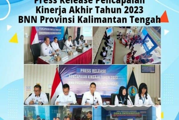 Kegiatan Press Release Pencapaian Kinerja Tahun 2023 BNN Provinsi Kalimantan Tengah