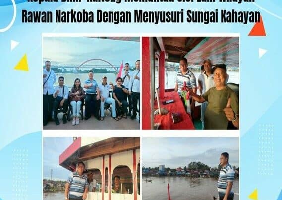 Kepala BNNP Kalteng Memantau Sisi Lain Wilayah Rawan Narkoba Dengan Menyusuri Sungai Kahayan Kepala BNNP Kalteng Memantau Sisi Lain Wilayah Rawan Narkoba Dengan Menyusuri Sungai Kahayan