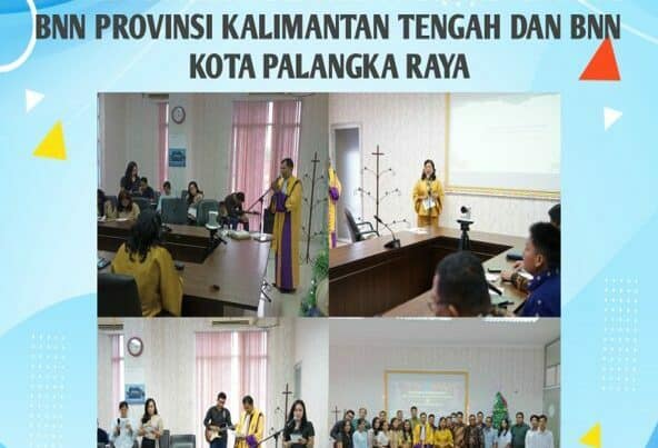 Perayaan Natal Bersama Keluarga Besar BNN Provinsi Kalimantan Tengah Tahun 2023
