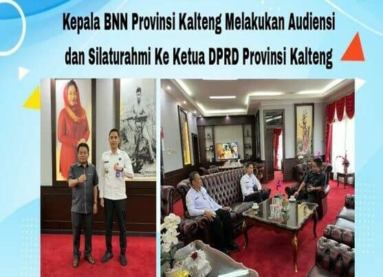 Kegiatan Kepala BNN Provinsi Kalteng Melakukan Audiensi dan Silaturahmi Ke Ketua DPRD Provinsi Kalteng