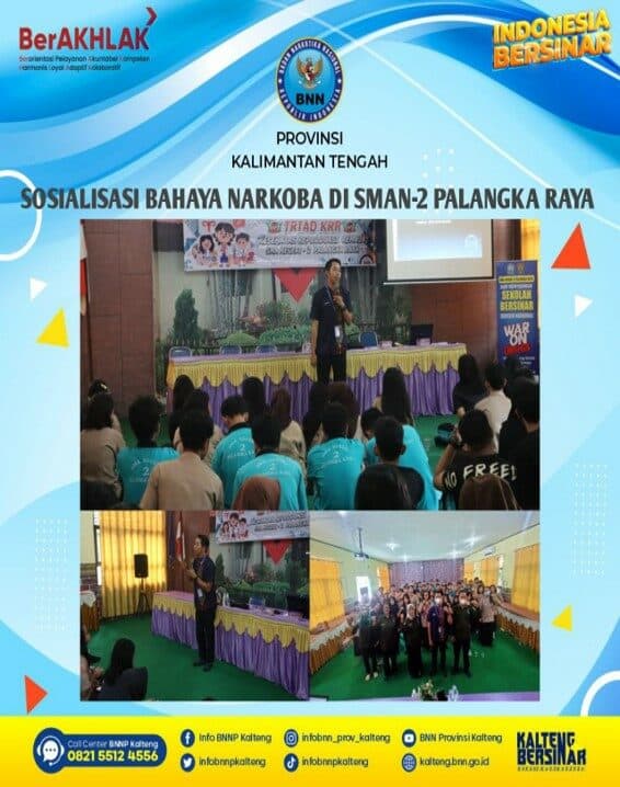 Sosialisasi Bahaya Narkoba di SMAN-2 Palangka Raya
