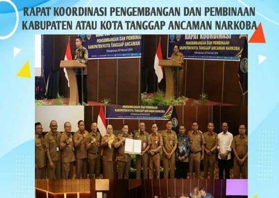 Rapat Koordinasi Pengembangan Dan Pembinaan Kabupaten/Kota Tanggap Ancaman Narkoba
