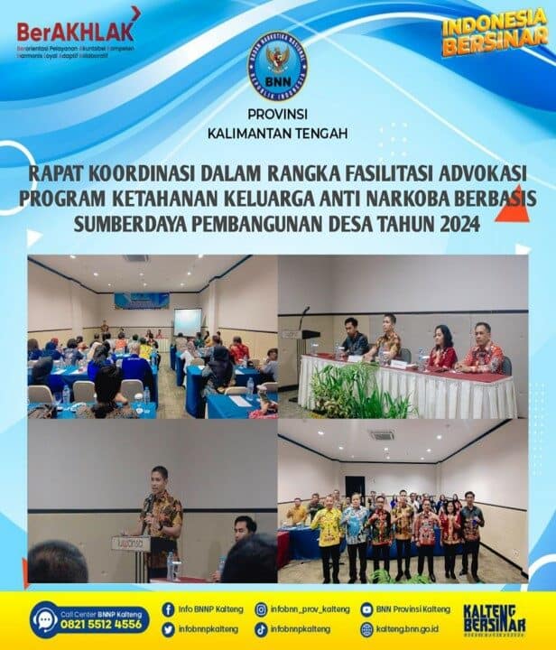 Rapat Koordinasi Dalam Rangka Fasilitasi Advokasi Program Ketahanan Keluarga Anti Narkoba Berbasis Sumberdaya Pembangunan Desa Tahun 2024