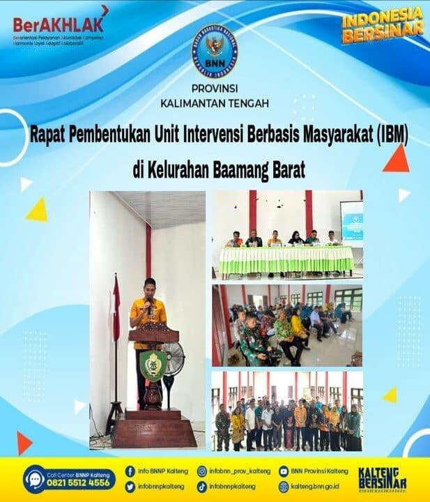 Rapat Pembentukan Unit Intervensi Berbasis Masyarakat (Ibm) Di Kelurahan Baamang Barat