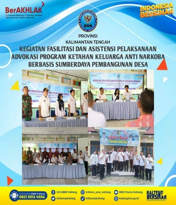 Fasilitasi dan Asistensi Pelaksanaan Advokasi Program Ketahanan Keluarga Anti Narkoba Berbasis Sumberdaya Pembangunan Desa Tahun 2024