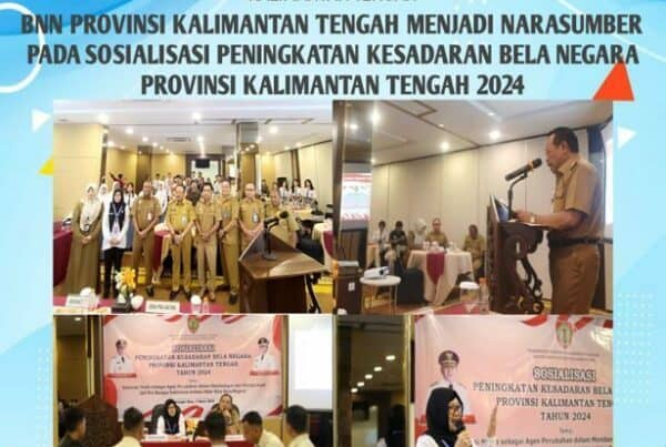 BNN Provinsi Kalimantan Tengah Bersinergi Dengan Menjadi Narasumber Pada Sosialisasi Peningkatan Kesadaran Bela Negara Provinsi Kalimantan Tengah 2024