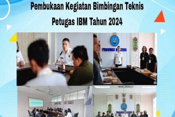 Pembukaan Kegiatan Bimbingan Teknis Petugas Ibm Tahun 2024