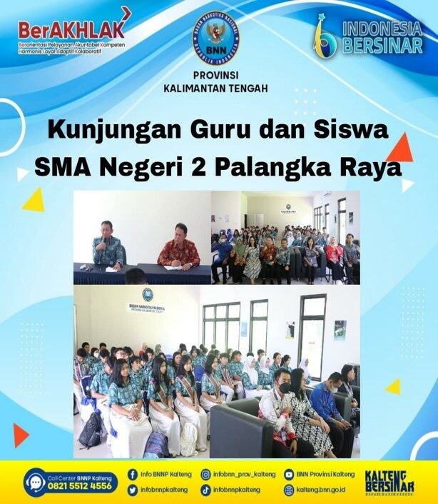 Kunjungan Guru dan Siswa SMA Negeri 2 Palangka Raya