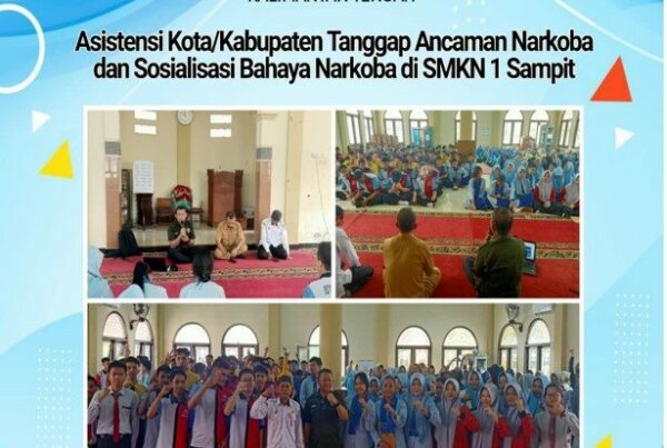 Asistensi Kota/Kabupaten Tanggap Ancaman Narkoba dan Sosialisasi Bahaya Narkoba di SMKN 1 Sampit