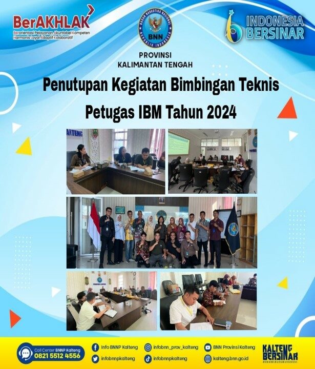 Penutupan Kegiatan Bimbingan Teknis Petugas IBM Tahun 2024