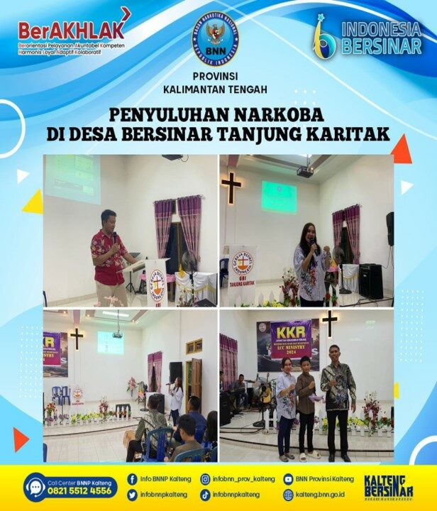 Penyuluhan Bahaya Narkoba di Desa Bersinar Tanjung Karitak